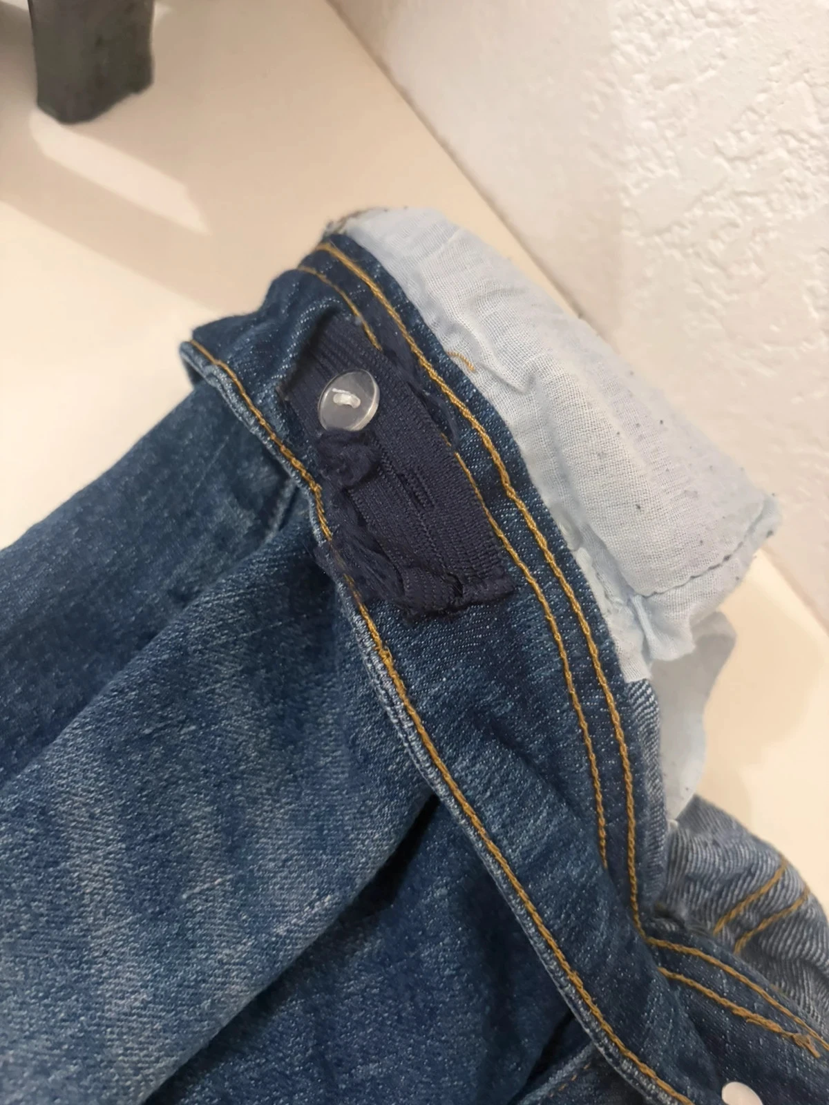 Saia jeans azul b-unity Tamanho 14 anos – photo 6